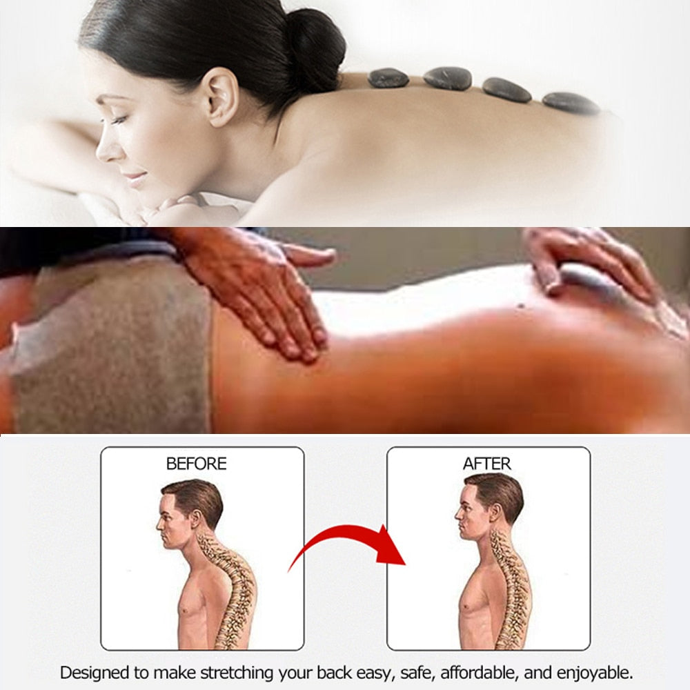 3‑Level Back Stretcher — Posture Correction & Lumbar Pain