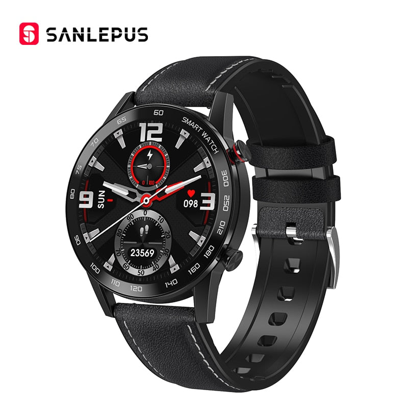 ECG Smartwatch with Heart Check & IP68 Waterproof Design
