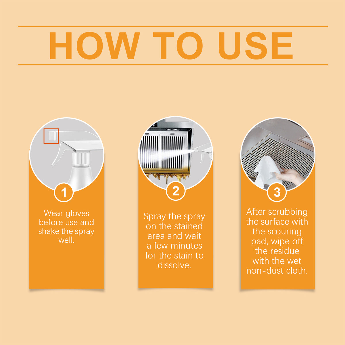 Kitchen Grease Cleaner Spray – Quick-Action Degreaser