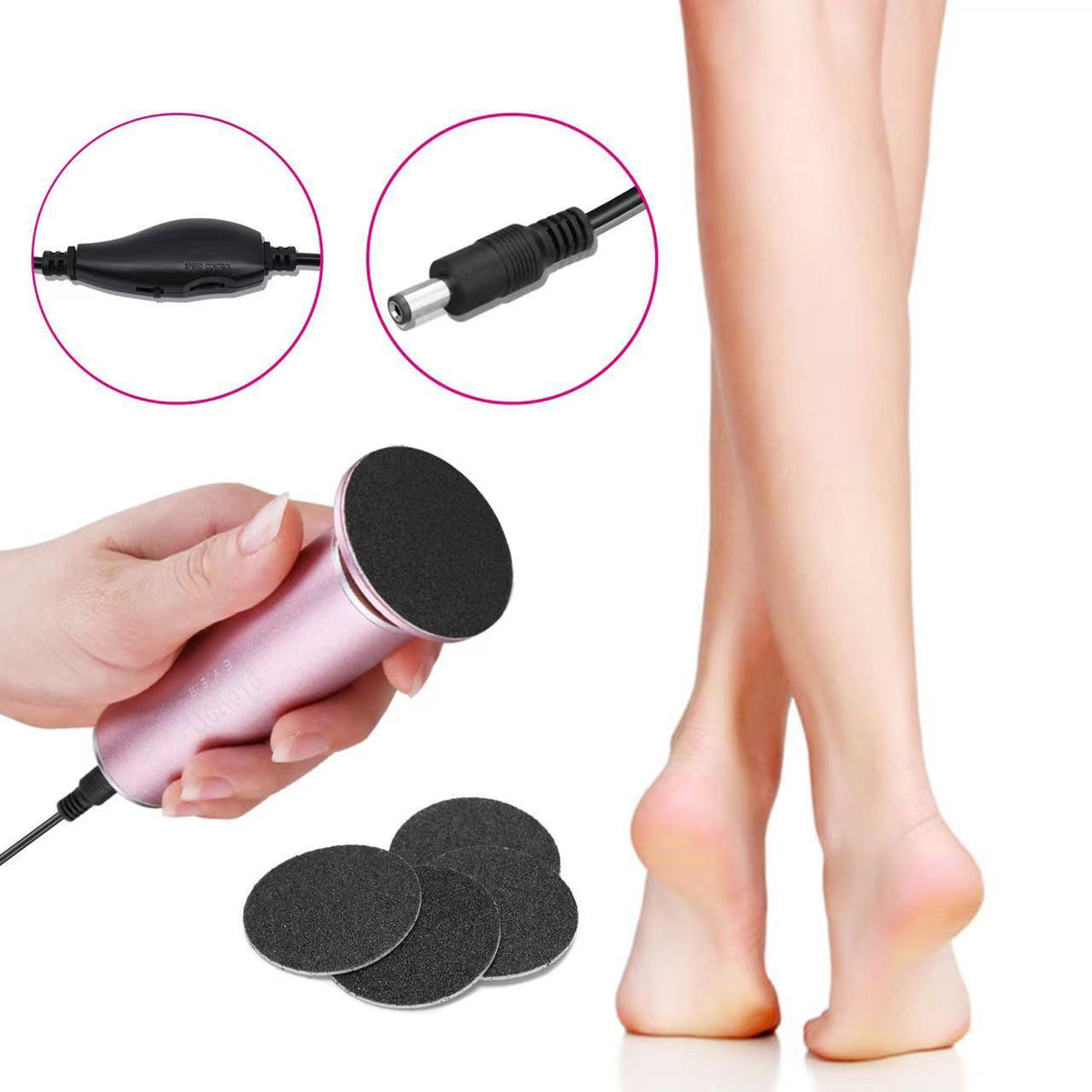 Electric Foot Callus Remover — Salon-Smooth Heels at Home