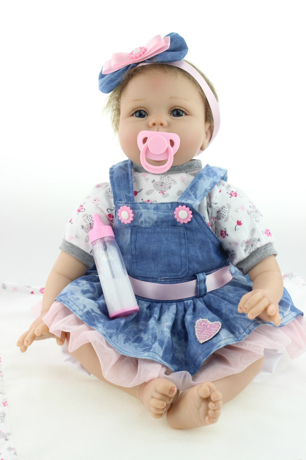 55cm Reborn Baby Doll for Lifelike Nurturing Playtime