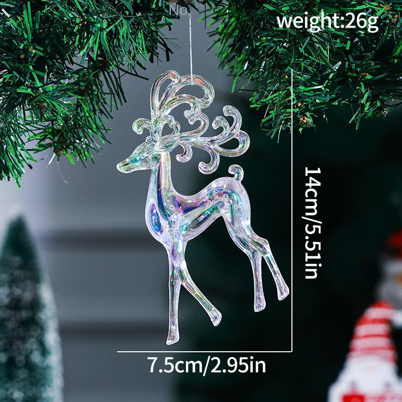 Acrylic Christmas Ornaments for Sparkling Icy Trees