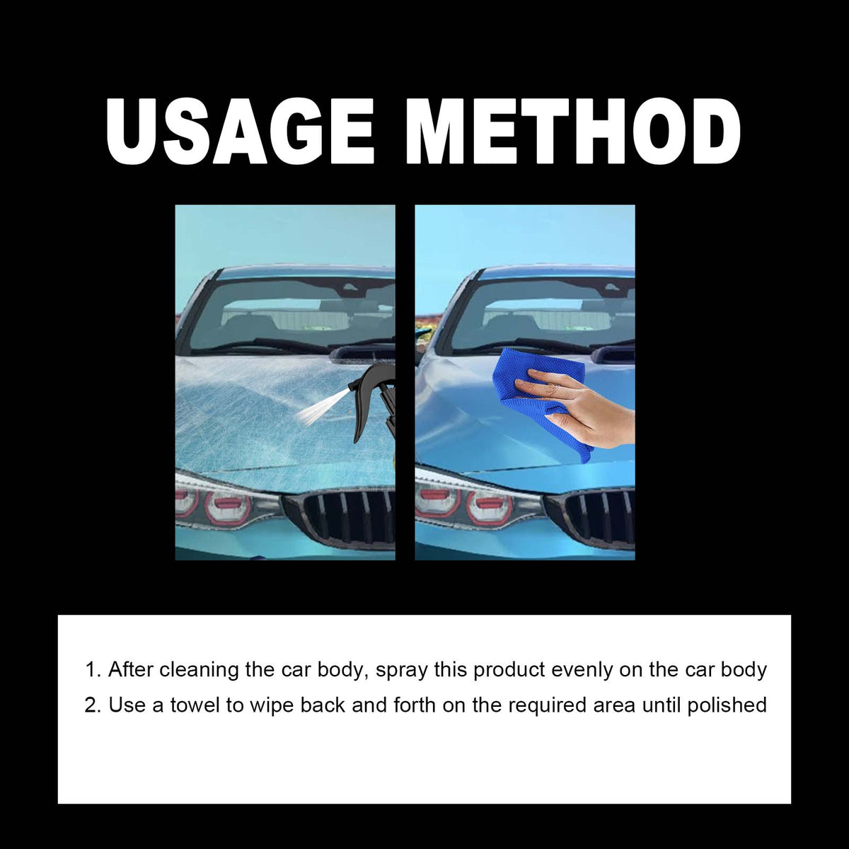 Car Coating Wax Spray for Long-Lasting Exterior Shine
