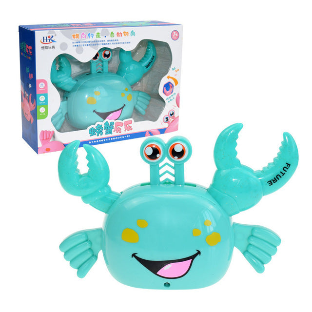 Automatic Walking Crab Toy With Lights, Music & Steering