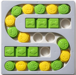 Interactive Dog Puzzle Feeder for Slower Treat Time