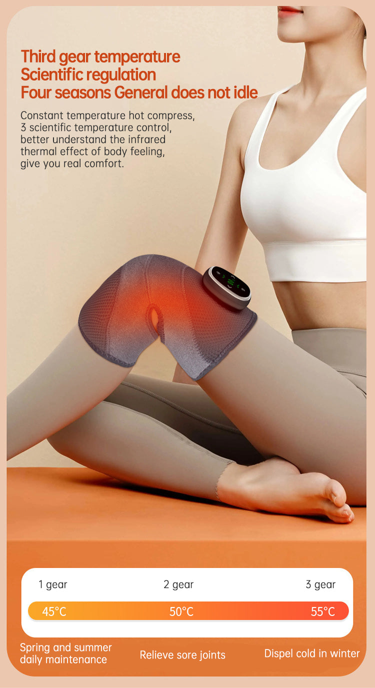 Heated Knee Brace Wrap — Far-Infrared Pain Relief