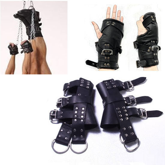 Black Suspension Restraints for Adjustable BDSM Play