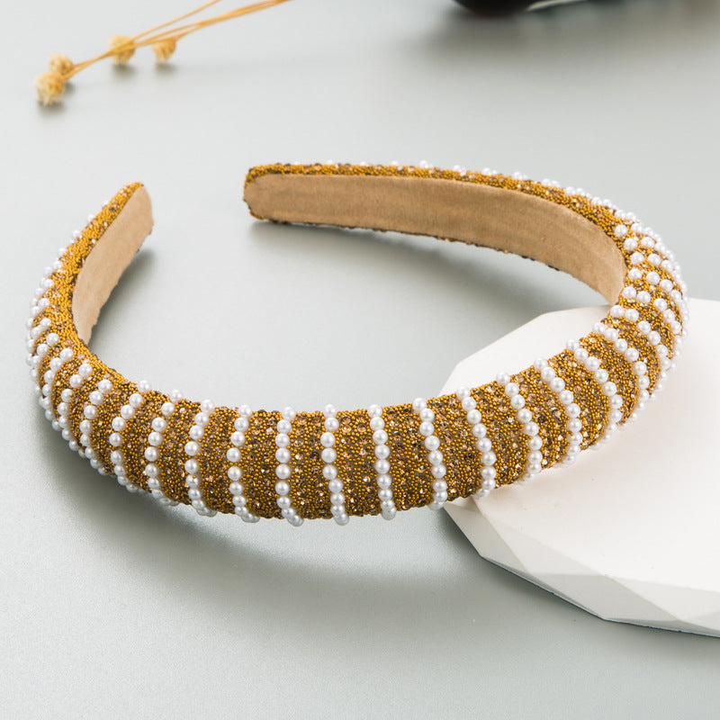 Pearl Rhinestone Headband for Instant Glamorous Style