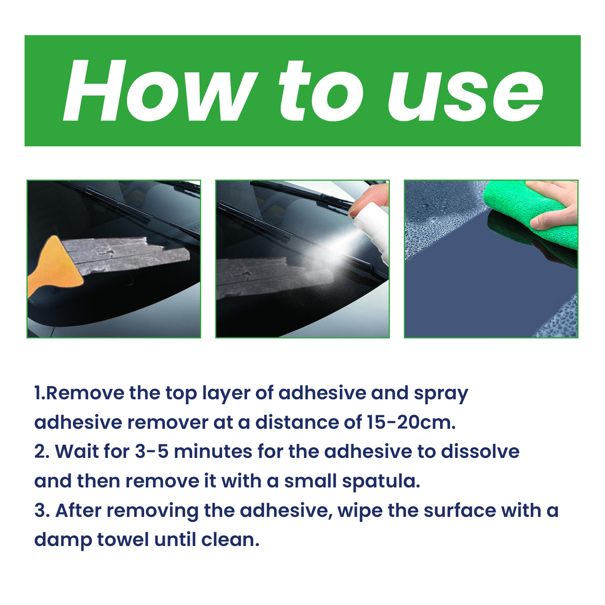 Adhesive Remover with Scraper for Stubborn Sticker Residue