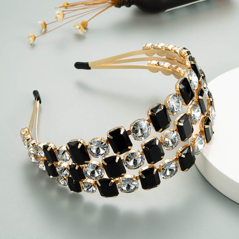 Jeweled Headband for Bridal Event Glamour Styling