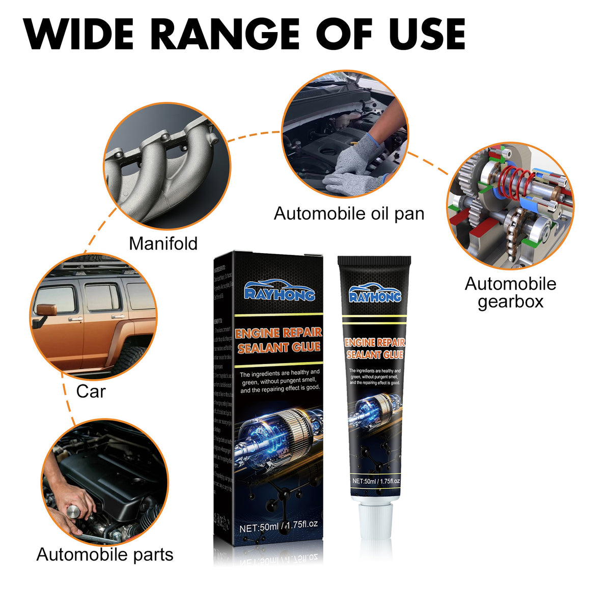 Automotive Engine Sealant Glue for Reliable Leak Repairs