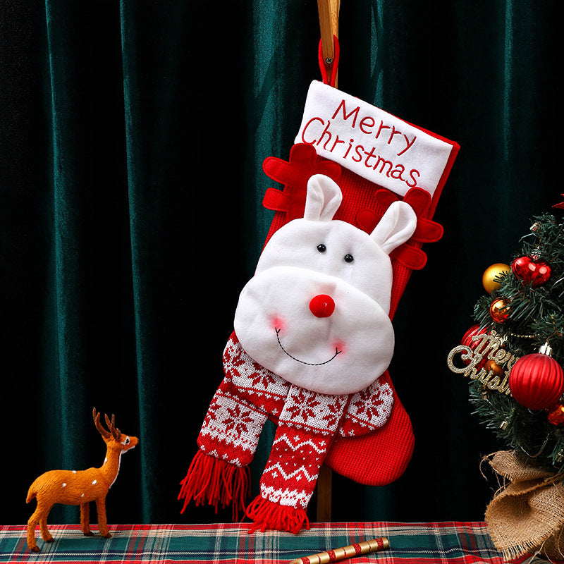 Christmas Stocking Set for a Festive Mantel Display