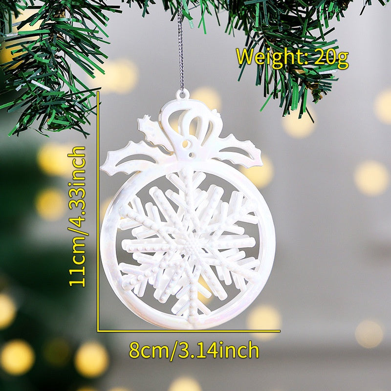 Transparent Acrylic Christmas Ornaments | Winter Sparkle