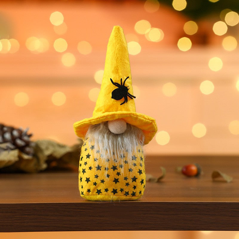 Halloween Gnome Doll Decoration for Festive Displays