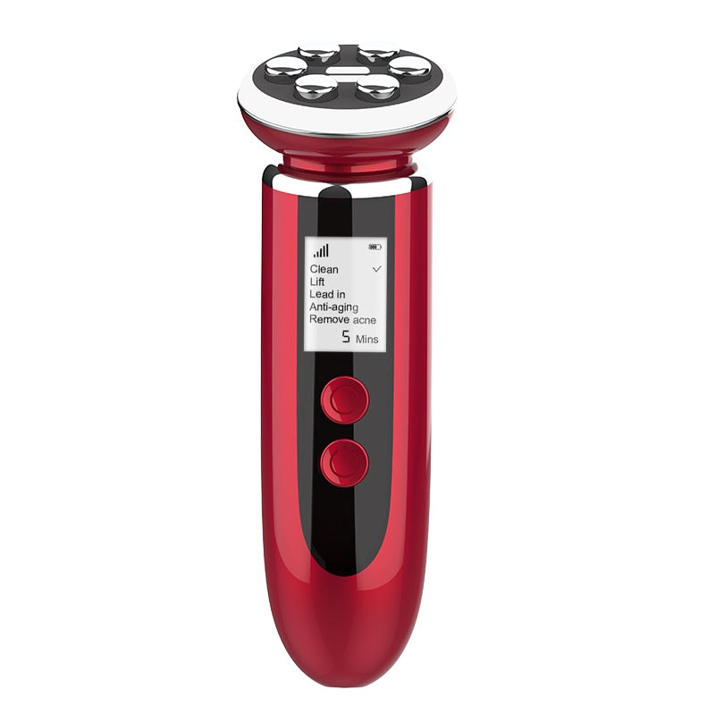 RF & LED Facial Lifting Device — Firm Skin in 5 Min Daily