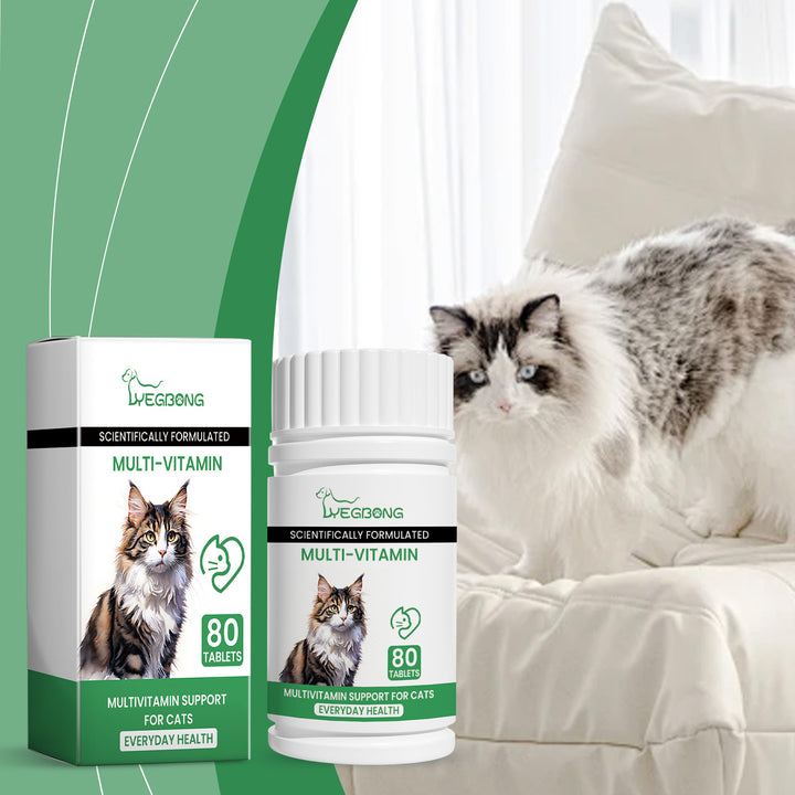 Cat Multivitamin Tablets for Everyday Health Support