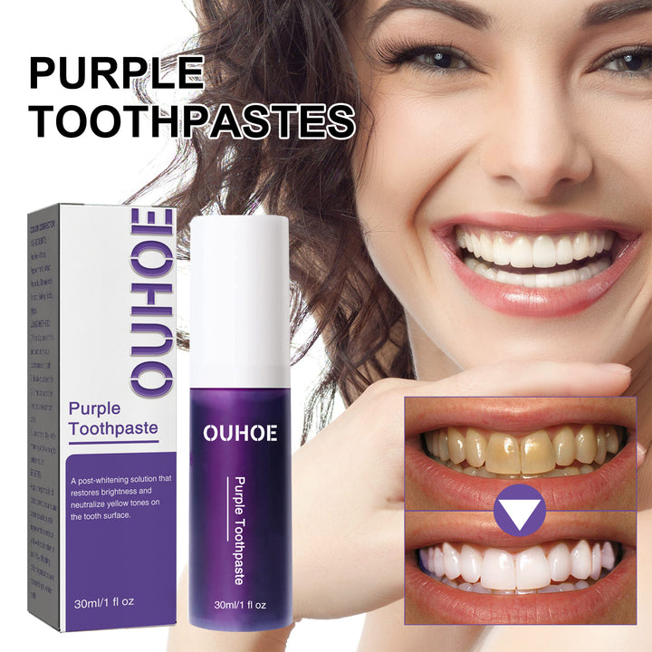 Purple Whitening Toothpaste for a Whiter, Fresher Smile