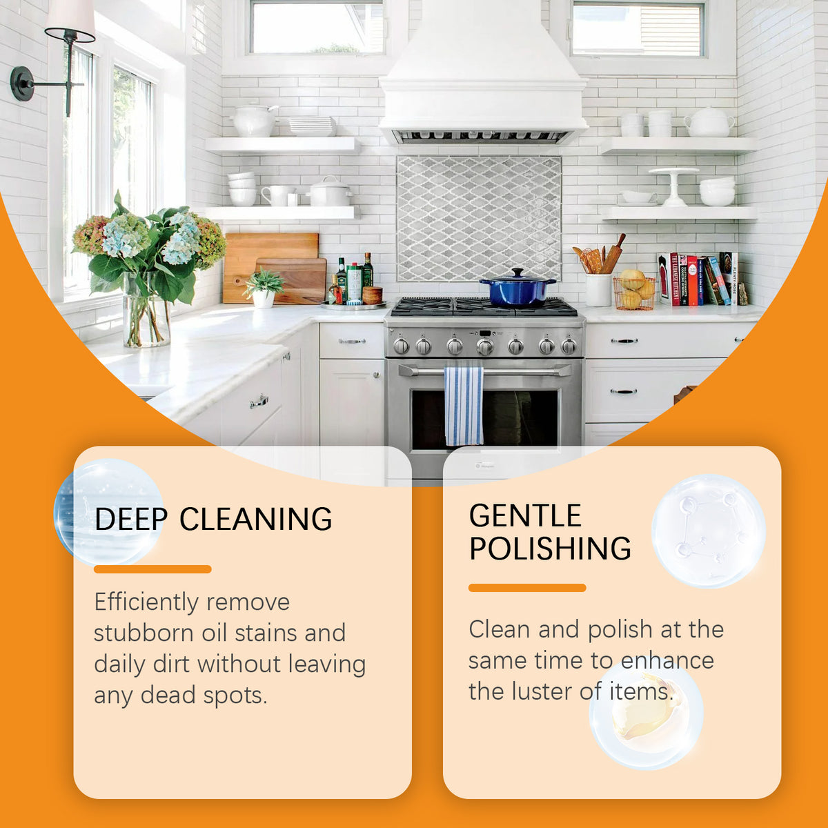 Multi-Purpose Cleaning Cream for Grease, Dirt & Shine
