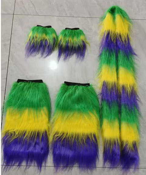 Fox Wolf Ears Headband and Tail Halloween Costume Set
