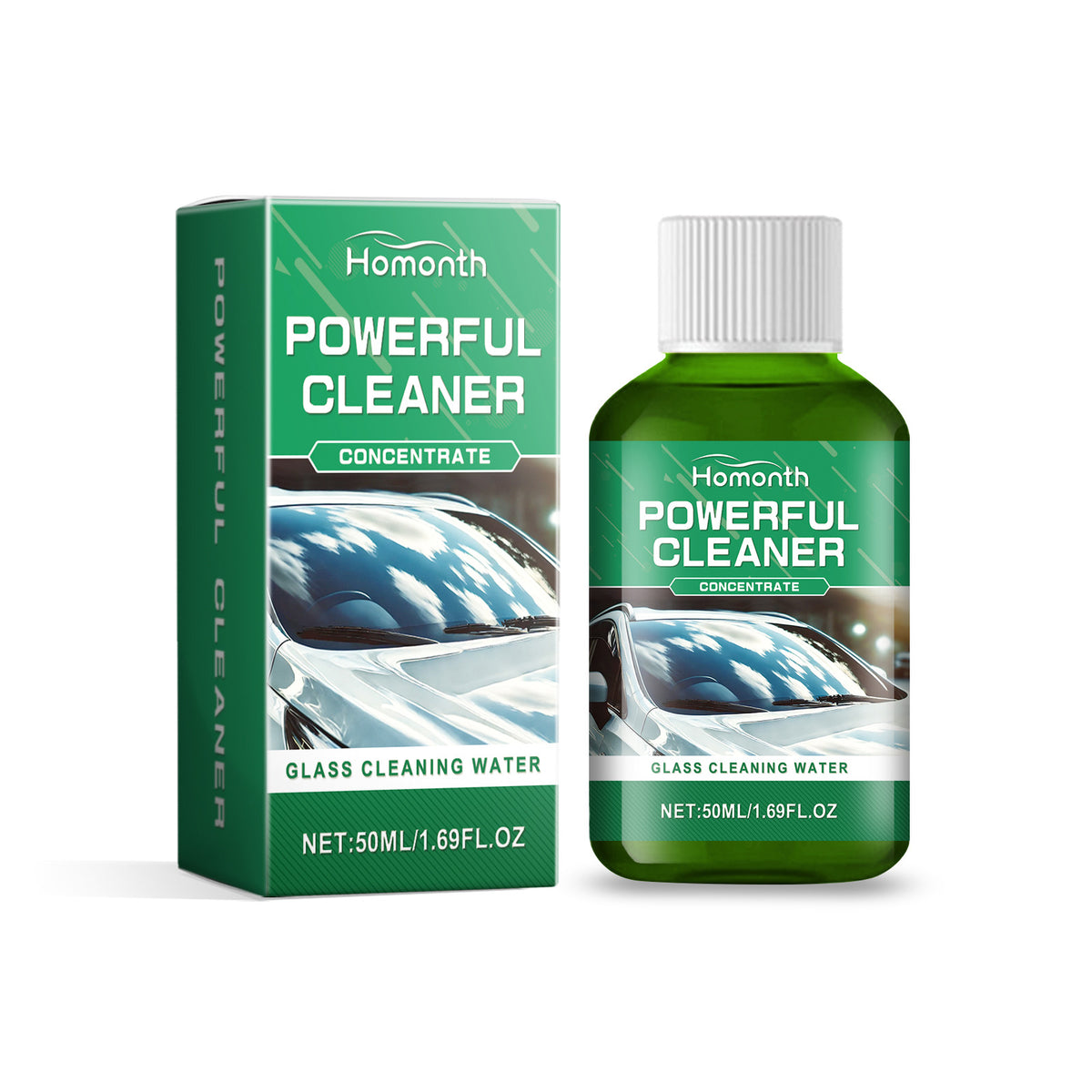 Car Glass Cleaner for Clearer, Fog-Reduced Visibility