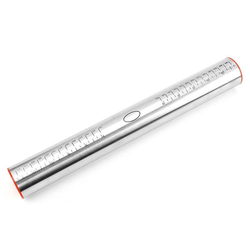 17-Inch Stainless Steel Rolling Pin for Even Dough