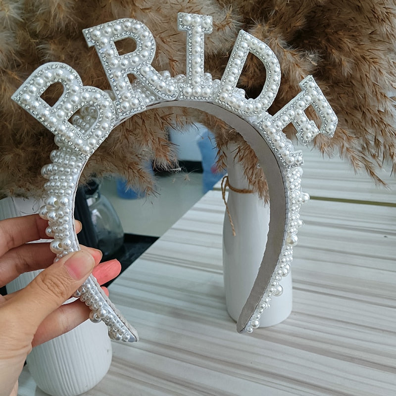 Bride Crown With Sparkle for Bachelorette Parties