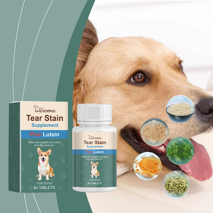 Dog Tear Stain Supplement for Brighter-Looking Eyes