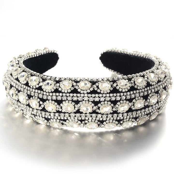 Baroque Crystal Headband for Vintage-Inspired Glamour