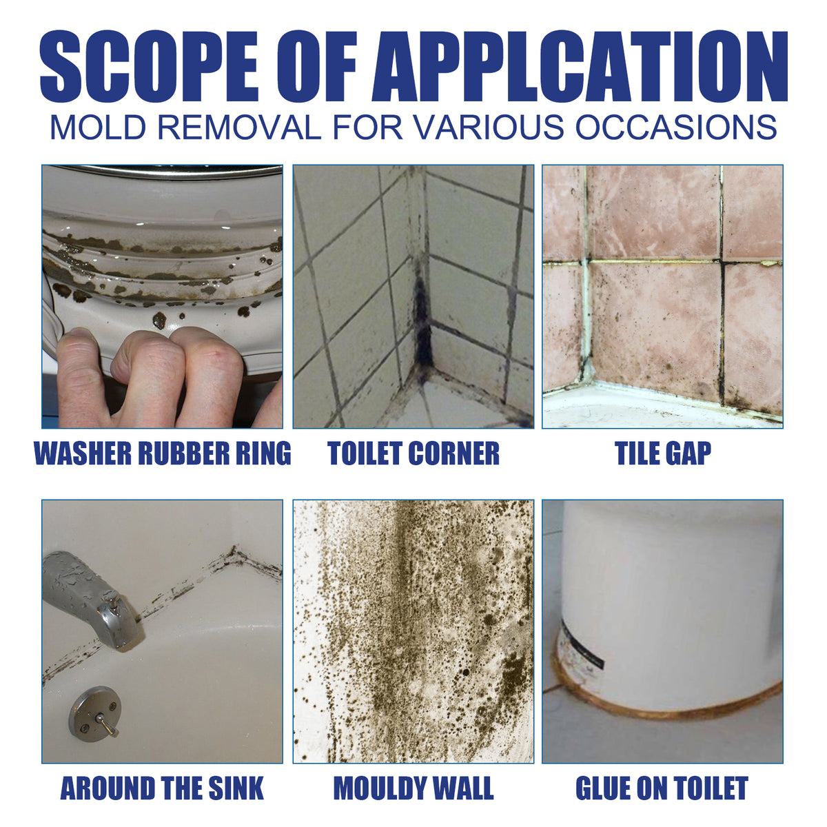 Mildew Removal Spray — Erase Black Mold, No Scrubbing