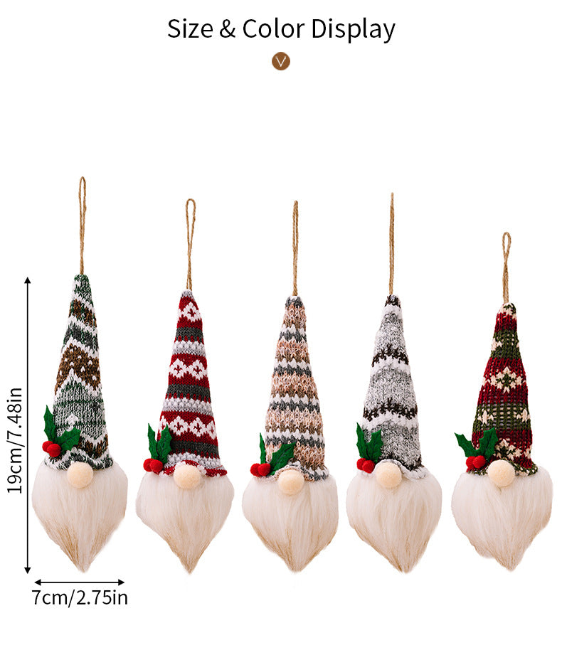 Christmas Gnome Ornament With Cozy Festive Tree Charm