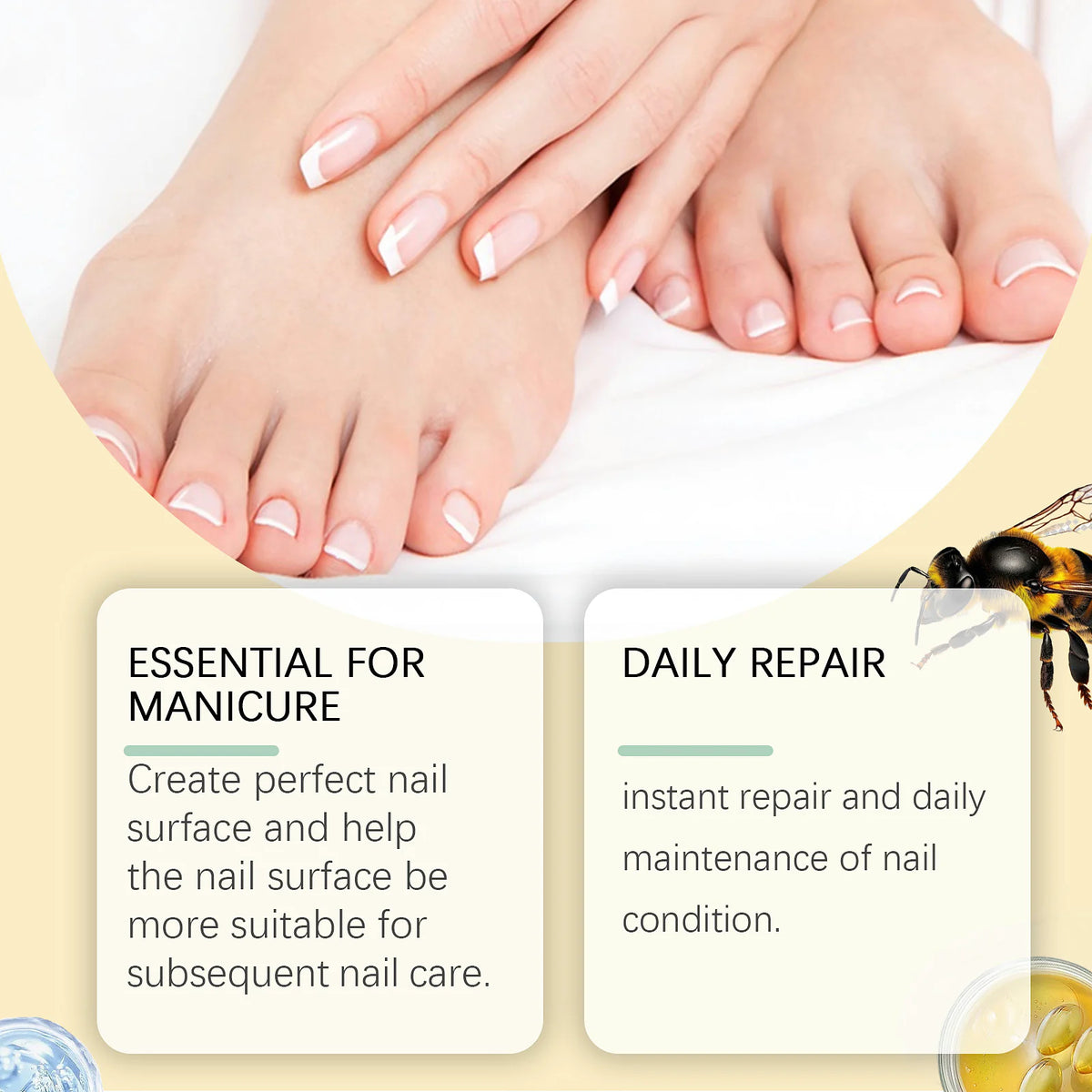 Nail Repair Solution — Gentle Moisturizing & Strengthening
