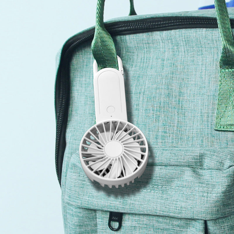 Mini Handheld Fan: 3 Speeds, Clip-On and USB Rechargeable