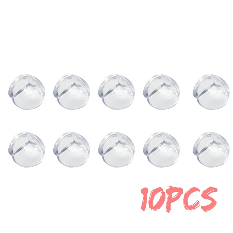Clear Silicone Corner Guards for Baby-Proofing Tables
