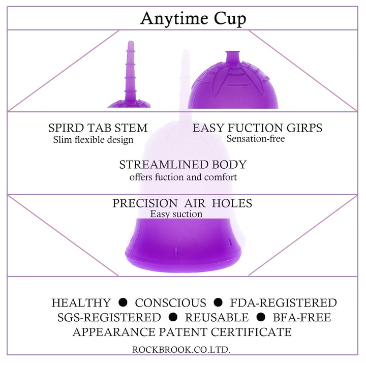 Reusable Medical‑Grade Menstrual Cup — Zero Sensation
