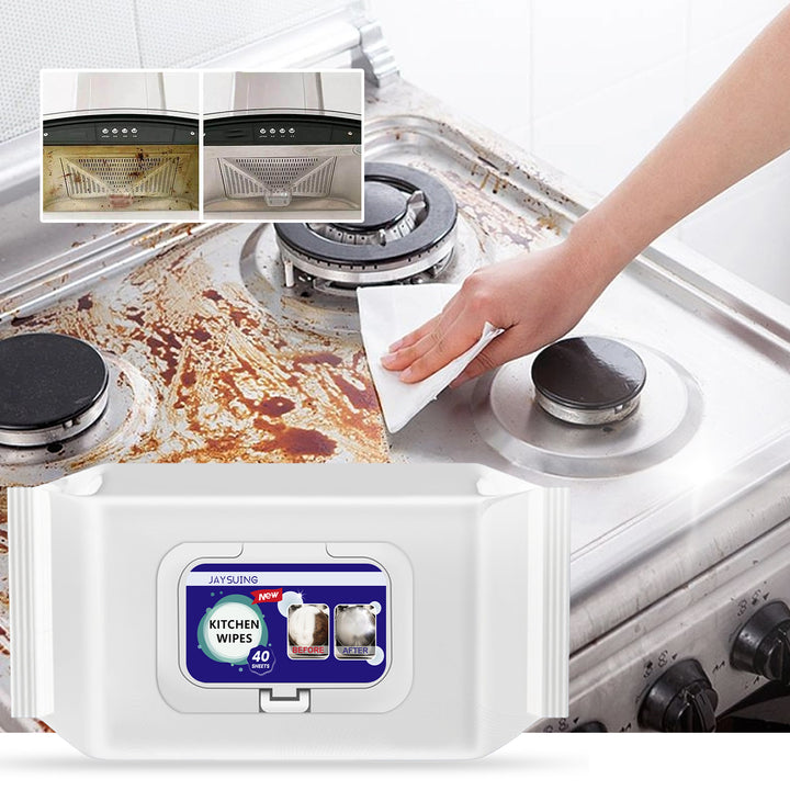 Kitchen Cleaning Wipes for Stubborn Grease and Grime