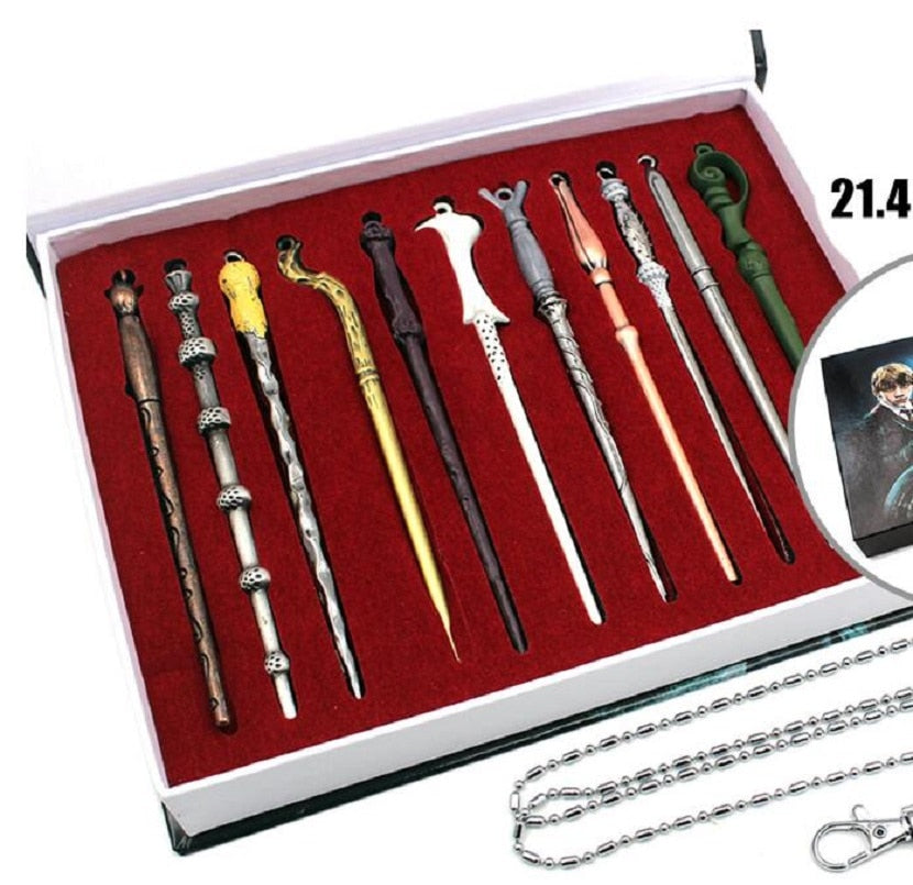 Harry Potter-Inspired 7-Piece Metal Gift Set for Fans