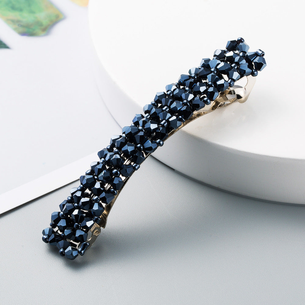 Korean Crystal Hair Clip for Sparkling Side Styles