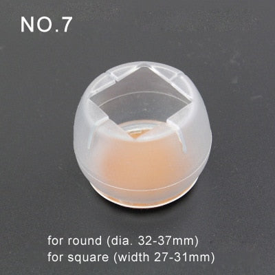 Silicone Chair Leg Caps That Stop Floor Scratches & Noise