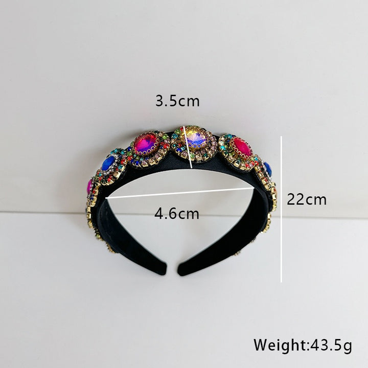 Jewel-Encrusted Statement Headband for Glamorous Style