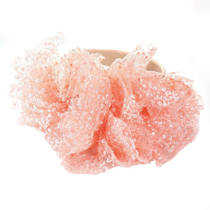 Oversized Lace Bow Headband for Statement Hair Looks
