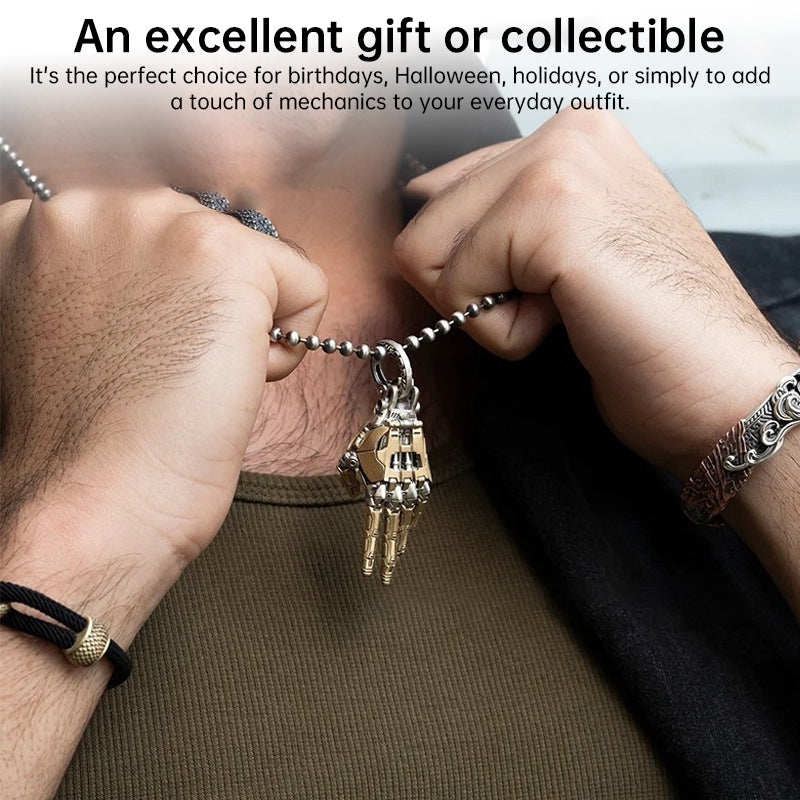Robot Hand Pendant – Movable Mechanical Collectible