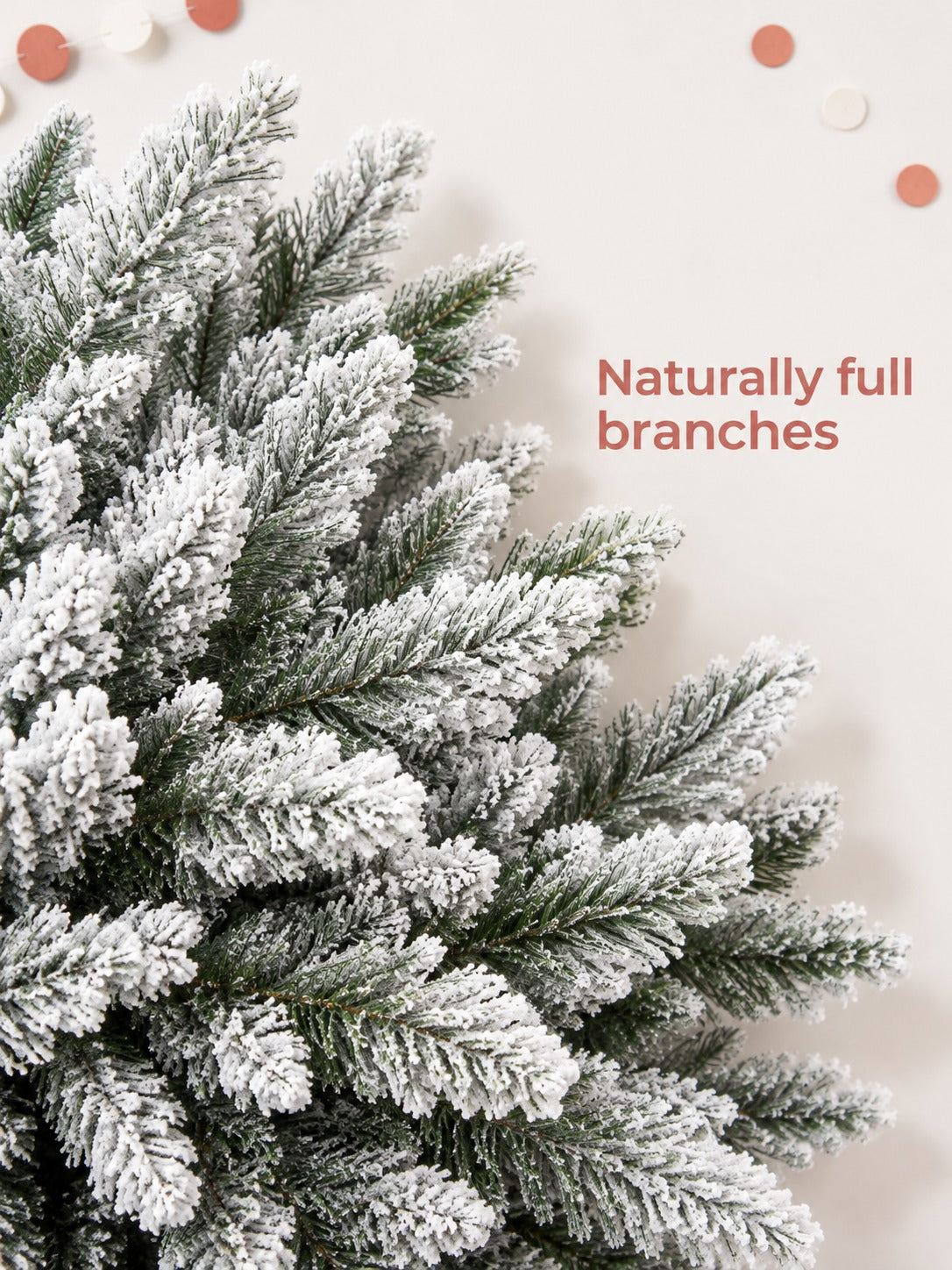 5ft Flocked Christmas Tree: Full, Sturdy, Realistic