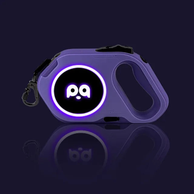 5M Retractable Dog Leash With LED Night Visibility