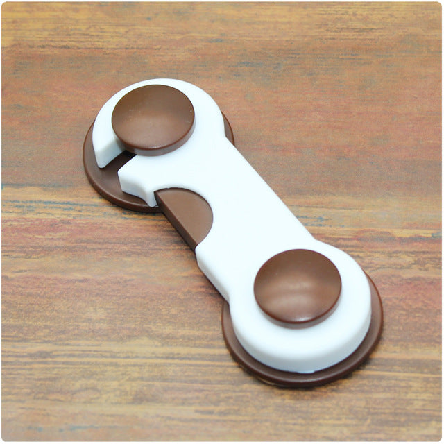 Cabinet Locks Child Safety 5-Pack No Drill Adhesive