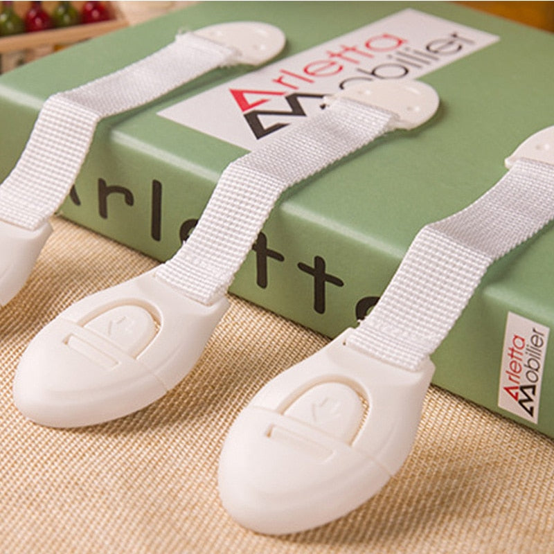 Cabinet Safety Locks for Toddlers | Adjustable Straps