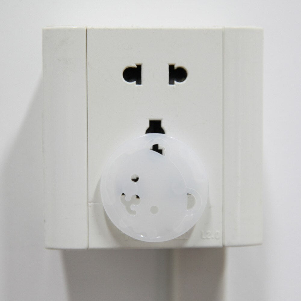 Bear Outlet Covers for Childproof Electrical Safety at Home