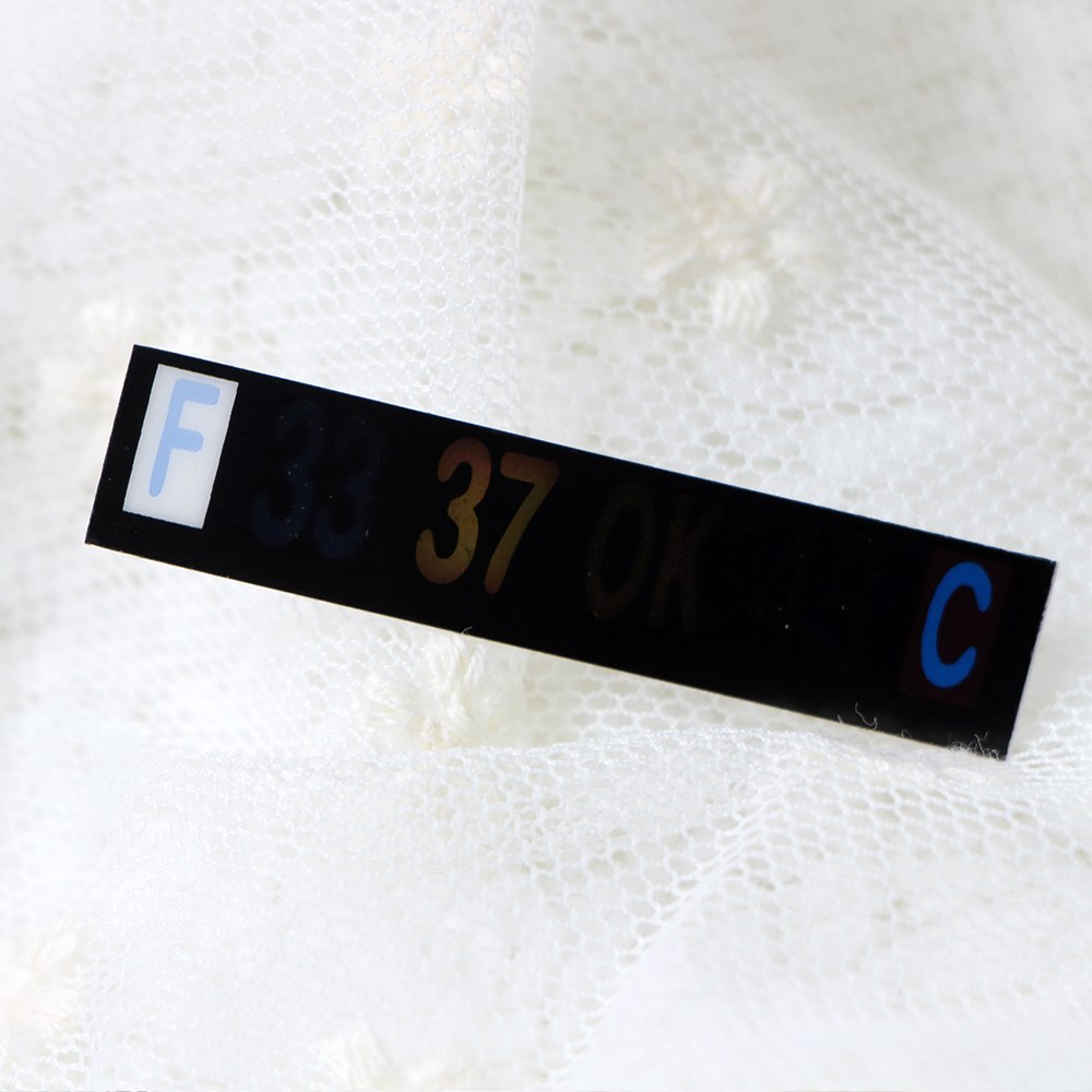 Infant Bottle Thermometer Stickers for Quick Checks
