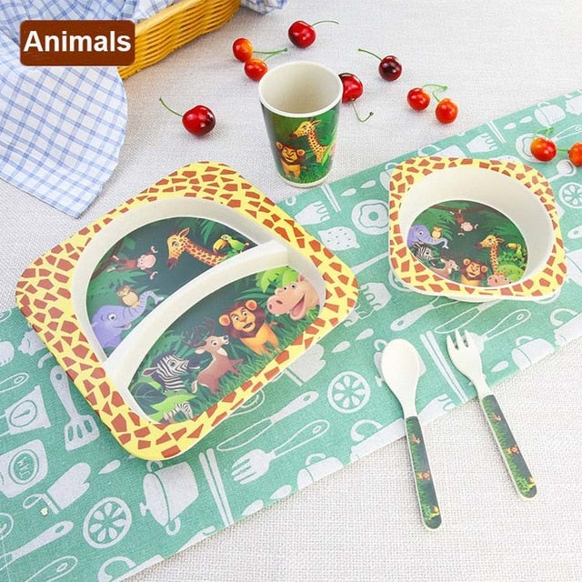 Children's Tableware Set for Fun, Independent Meals