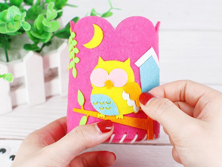 Kids DIY Pencil Holder Craft Set for Creative Play