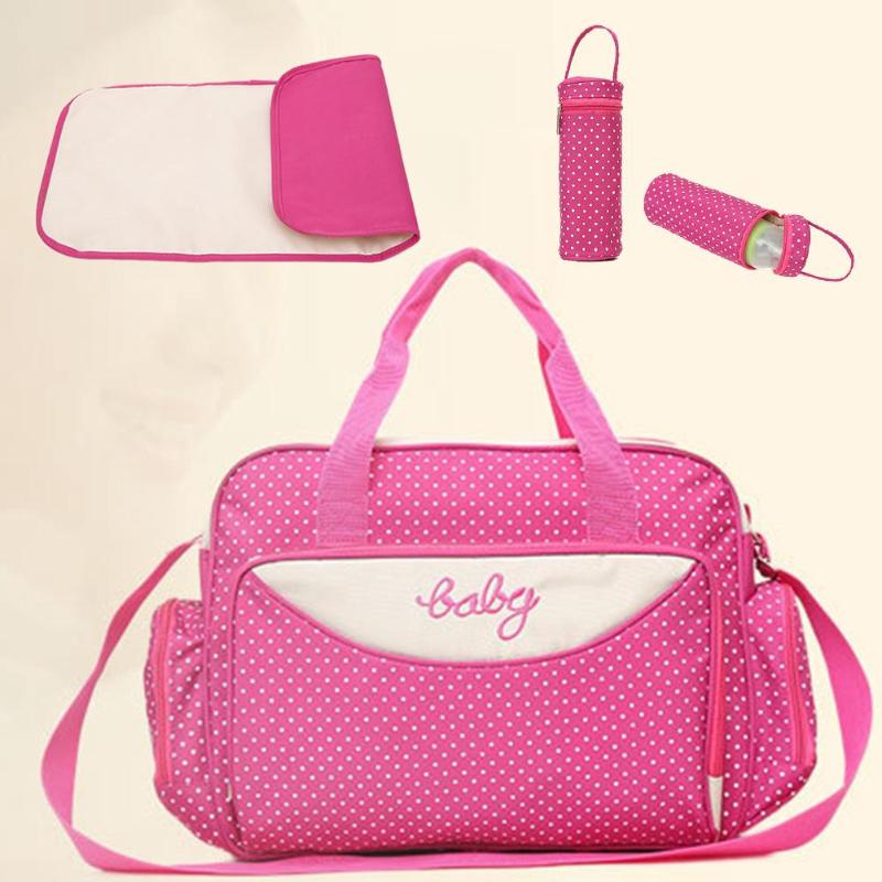 5-Piece Diaper Bag Set for Organized Baby Outings